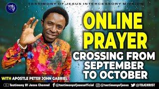 ONLINE PRAYER WITH  APOSTLE PETER (30/09/2022) #onlineprayer  #testimonyofjesuschannel  #tbjoshua