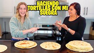 Mi mamá enseña a mi esposa gringa como hacer TORTILLAS A MANO
