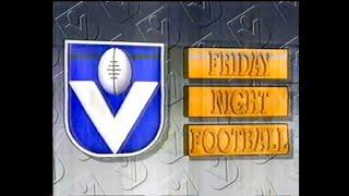 First Night game at VFL Park for premiership points - Rd 3 1987 Fitzroy vs North Melbourne.