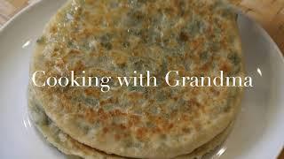 Easy Chives Egg Pancake | Cooking with Gandma