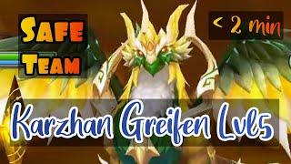 Karzhan Greifen Dungeon | Fast & Safe Team | Summoners War Deutsch