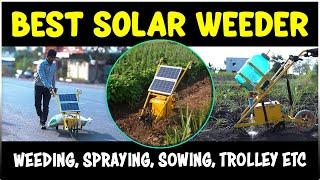 Solar Power Weeder Machine - Phenix Solar Agro Industries