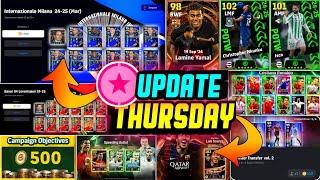 eFootball™ 2025 New Update !! Thursday Updates, Confirm Premium Pack, Free Coins In eFootball 2025