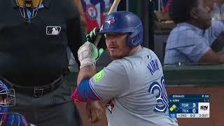 ALEJANDRO KIRK, BLUE JAYS VS RANGERS 17 SEPTIEMBRE 2024