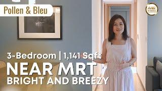 Singapore Condo Property Home Tour | Pollen & Bleu | 3-Bedroom 1,141 Sqft by Sharon Foo