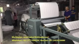 fast bonding/thickening epe foam roll machine