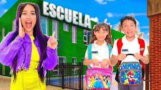 LLEVO A DANIELA Y A SPAY A LA ESCUELA *Su primer día de clases* | Karla Bustill