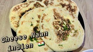 Le vrai CHEESE NAAN indien:  recette facile et inratable شيز نان (الخبز الهندي) سهل و لذيذ