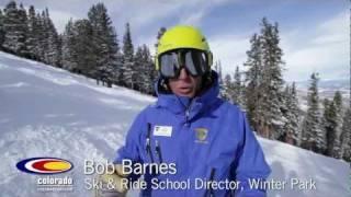 Skiing bumps @ Mary Jane w/ Bob Barnes