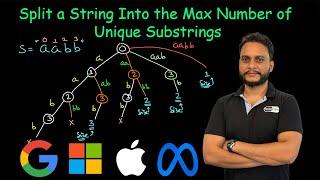 Split a String Into the Max Number of Unique Substrings | Leetcode 1593