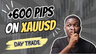 This is how i caught 600 Pips trading GOLD (FULL STRATEGY)