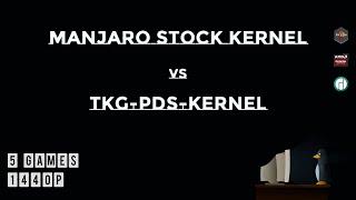 Manjaro Stock Kernel vs TKG-PDS Kernel | 5 GAMES AT 1440P | RX 5700 + Ryzen 9 3900 | Linux Gaming