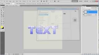 How to create a floating bubble text in Photoshop