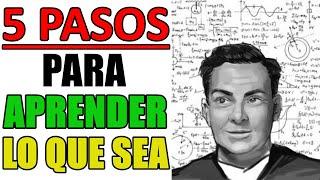 Cómo Aprender TODO Lo Que QUIERAS: TÉCNICA FEYNMAN (5 PASOS)