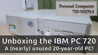 1995 IBM PC Series 720: Unboxing a (nearly) unused 20-year-old 486 PC!