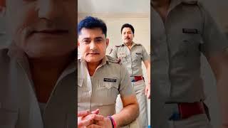 Sanjeev Tyagi short video from Crime Patrol set || thank god movie dialogue || police inspector