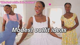 MODEST OUTFIT IDEAS️modesty tips + try on haul