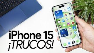 ¡TODOS los TRUCOS del IPHONE 15!