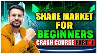 Share Market Basics For Beginners CRASH COURSE Part 1 | How to Start Investing in Stock Market