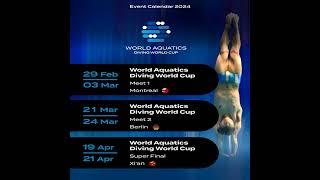 LIVESTREAM - Xi'an 2024 FINA Diving World Cup (LIVE NOW)