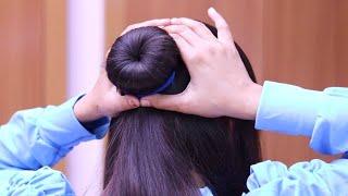 Simple Juda Hairstyle | Easy Bun Hairstyles For Ladies | Long Hair Bun  Hairstyle #hairstyles