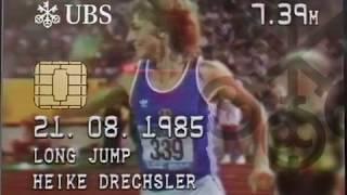 Heike Drechlser - Long Jump 1985 - Weltklasse Zürich Magic Moments 13