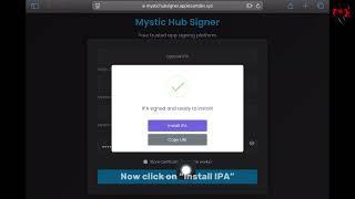 How to get your certificate from Mystic Hub and Install IPA Files