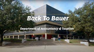 Back to Bauer - Department  of Accountancy & Taxation