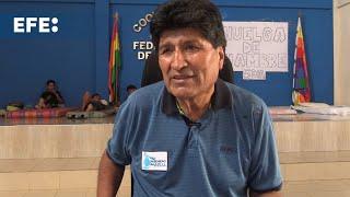 Evo Morales "lucha" contra Luis Arce "atrincherado" en su bastión en el centro de Bolivia