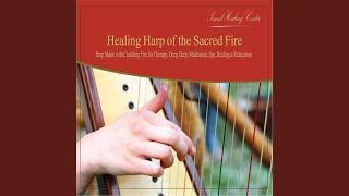 Healing Harp of the Sacred Fire: Harp Music With Crackling Fire for Therapy, Deep Sleep,...