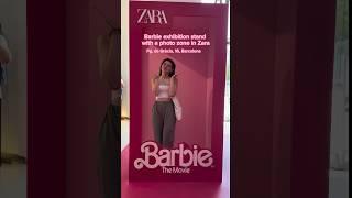 Barbie photo zone in Zara. Barcelona, Spain. #barcelona #barcelonaspain