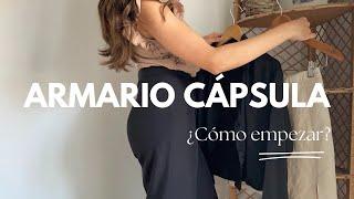 Armario CÁPSULA desde cero| Cómo crear armario minimalista | 7 tips