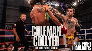 Junior Coleman Vs Mike Collyer | Pro Middleweight Muay Thai Bout | Leapfrog Fight Night 2 | 12th Oct