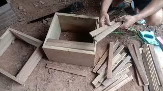 how to make honey bee box at home