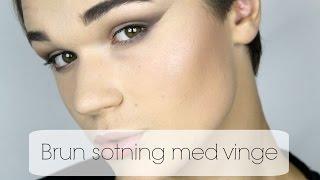 BRUN SOTNING MED VINGE  Tutorial