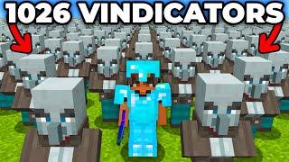 1,026 Vindicators VS Minecraft SMP...