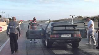 Amazing Burnout by Kalanc in his Ford Sierra Cosworth