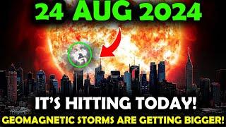 it's coming! 24 August 2024! Full Moon Geomagnetic Storm Hits Today!