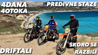 4 DANA NA UTRCI 4OTOKA SA 3 MOTORA - driftali, vozili po zadnjem, pregledavali stazu