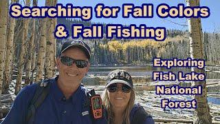 Fishing New Lakes & Searching For Fall Colors in Fish Lake National Forest. #fishing #fallcolors