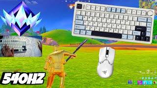 Aula F75 ASMR Solo Ranked  Satisfying Keyboard Fortnite 540 FPS Smooth 4K