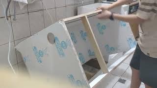 廚房改造DIY 04-廚房櫃體安裝