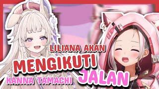 Lili bilang dia akan mengikuti jalan kanna dan jadi the next kanna 【 Lili dan Kanna 】