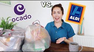 ALDI VS OCADO FOOD HAUL WITH PRICES | Is Ocado/M&S CHEAPER Thank Aldi?