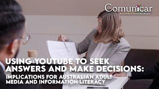 Using YouTube to seek answers and make decisions: Implications for Australian adult media and...