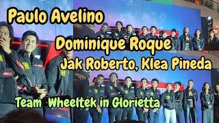 Paulo Avelino, Dominique Roque, Jak Roberto, Klea Pineda and Team Wheeltek in Glorietta