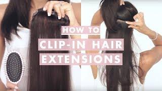 How to Clip In Luxy Hair Extensions