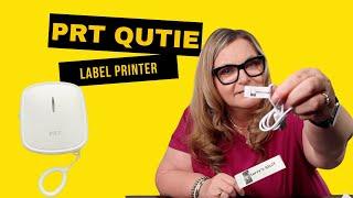 Get Organized With The Prt Qutie Label Printer!