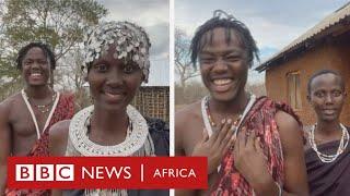 Kili and Neema Paul: The Maasai TikTokers wowing Bollywood fans - BBC Africa