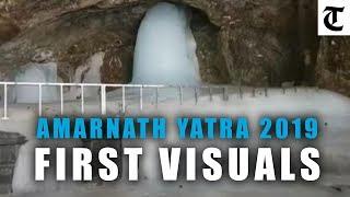 An Exclusive Video of Amarnath ice stalagmite inside the cave shrine